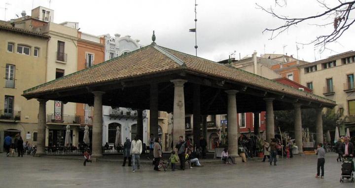 Porxada de la ciutat de Granollers