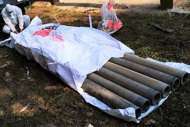 Recollida d'abocaments d'amiant a boscos i polígons