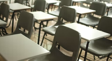 Aula d'escola al Maresme