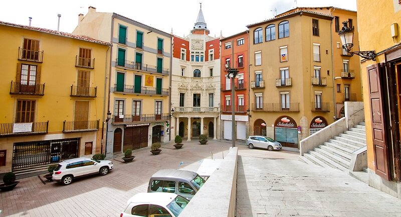 Plaça de Sant Pere a Berga