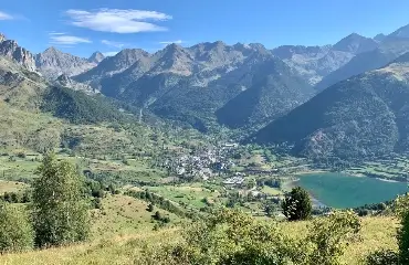 Vista dels Pirineus prop de Puigcerdà, la Cerdanya